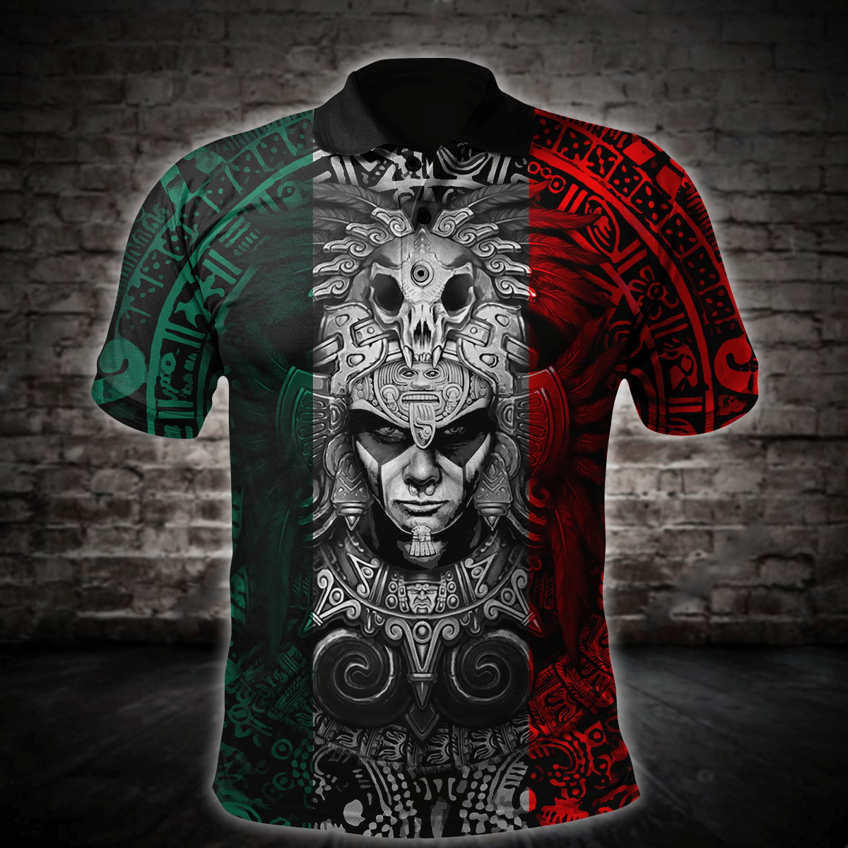 Aztec Warrior Mexico 3D All Over Printed Shirts - Amaze Style™