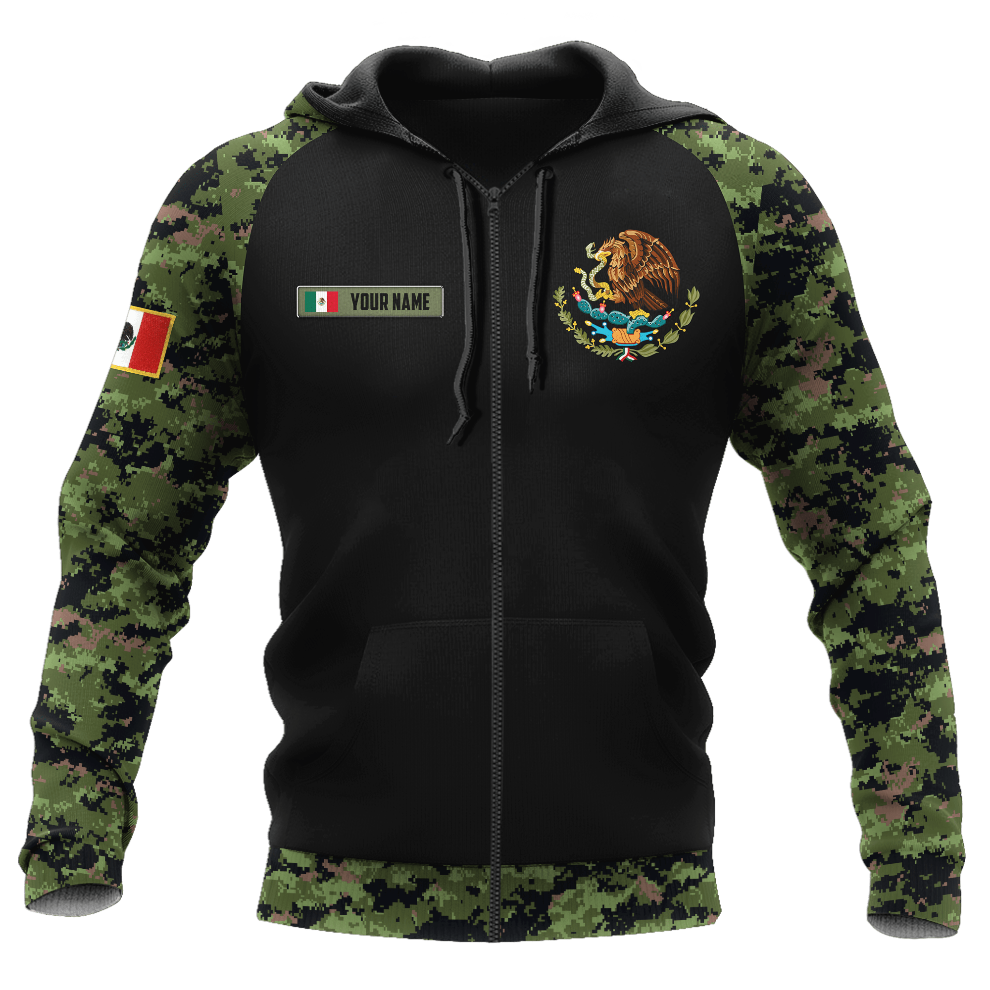 Mexico Coat Of Arms 3D All Over Printed Hoodie - Amaze Style™