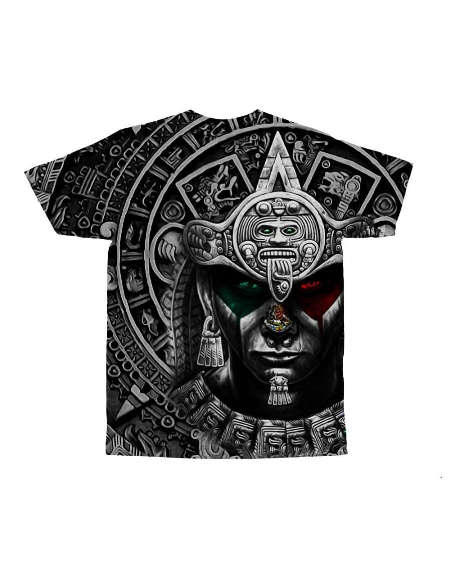 3D All Over Aztec Warrior Mexican Hoodie TT - Amaze Style™-Apparel