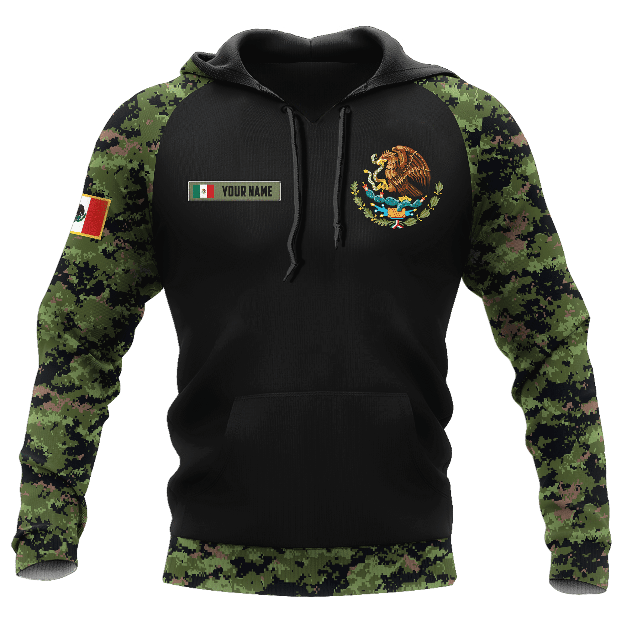 Mexico Coat Of Arms 3D All Over Printed Hoodie - Amaze Style™