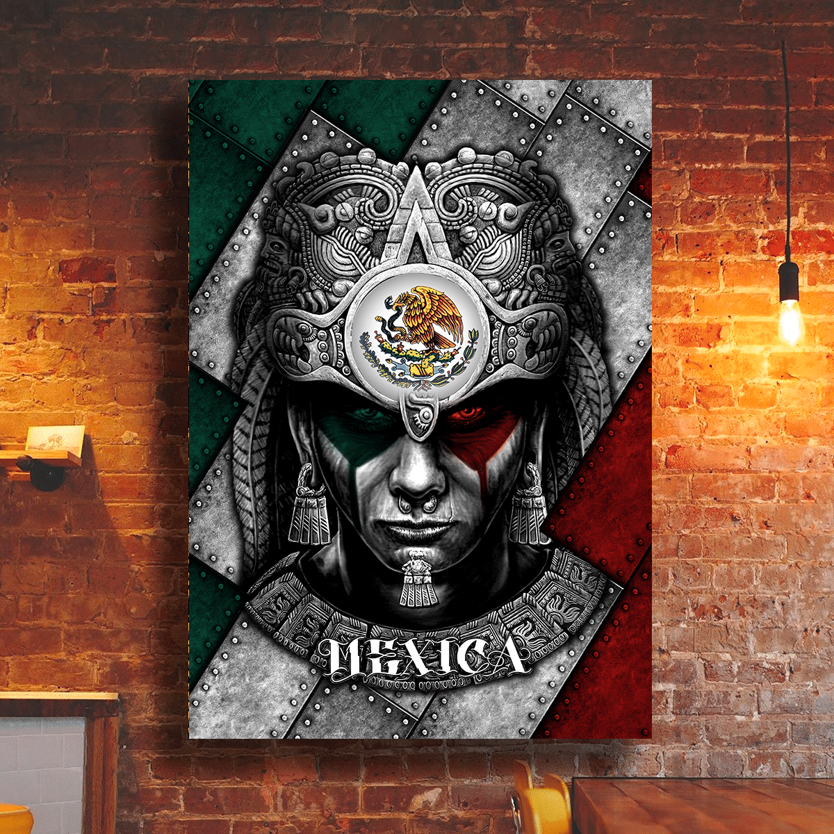 Mexico Aztec Poster Vertical 3D Printed - Amaze Style™