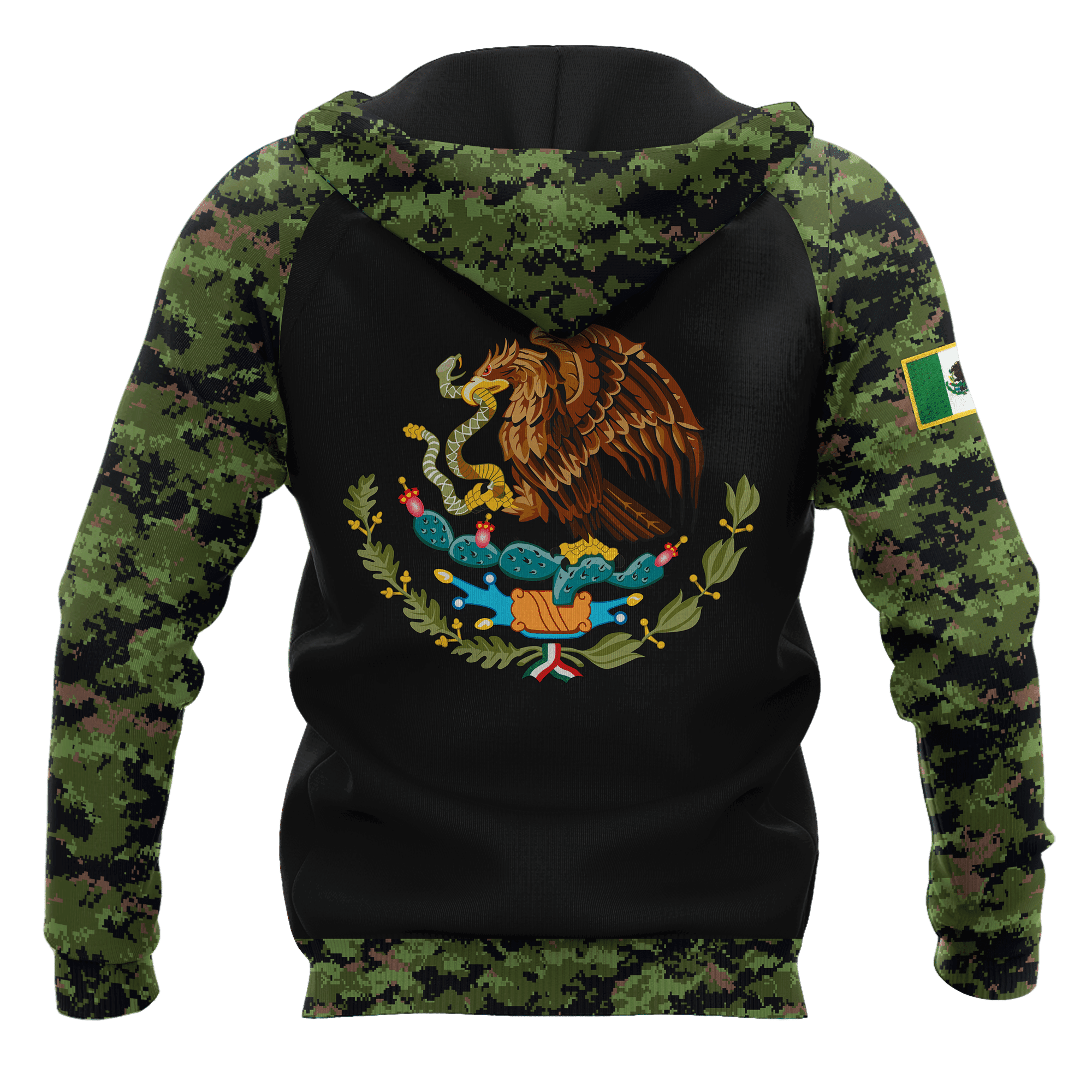 Mexico Coat Of Arms 3D All Over Printed Hoodie - Amaze Style™