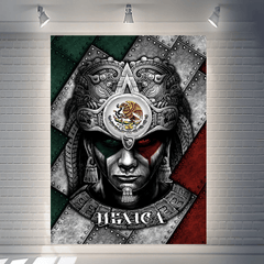 Mexico Aztec Poster Vertical 3D Printed - Amaze Style™