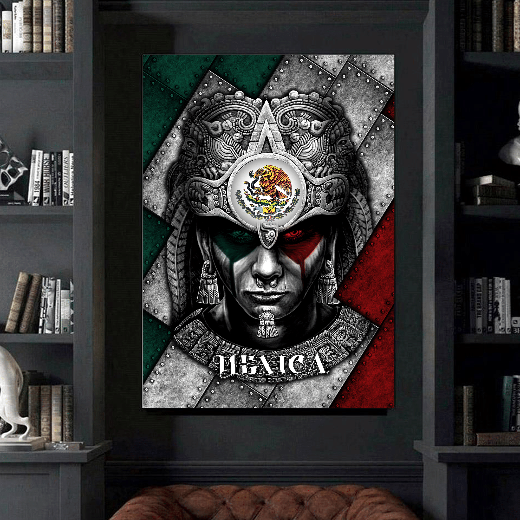 Mexico Aztec Poster Vertical 3D Printed - Amaze Style™