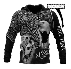 Aztec Mexican Customize 3D All Over Printed Hoodie - Amaze Style™