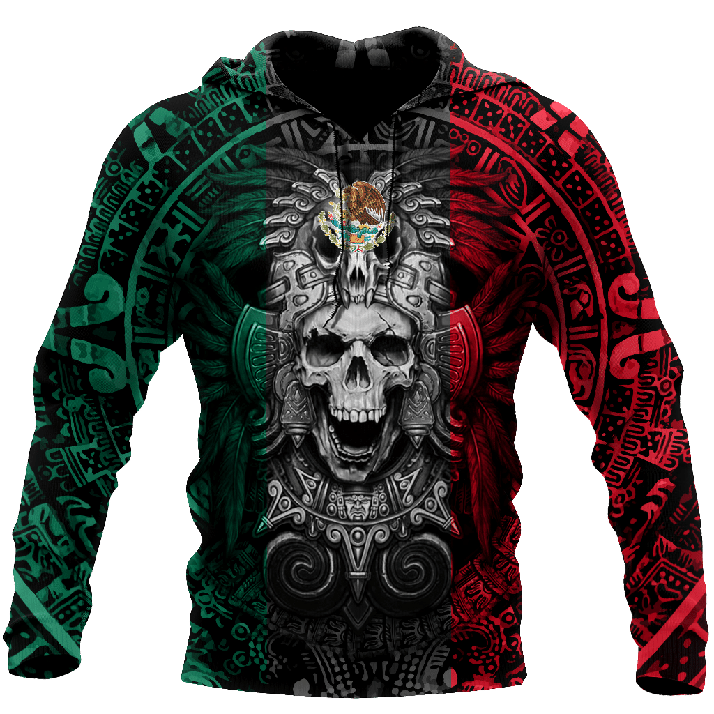 Mexican Aztec Warrior 3D All Over Printed Shirts For Men and Women QB07012004 - Amaze Style™-Apparel