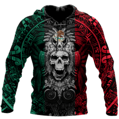 Mexican Aztec Warrior 3D All Over Printed Shirts For Men and Women QB07012004 - Amaze Style™-Apparel