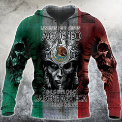 3D All Over Aztec Warrior Mexican 08 Hoodie - Amaze Style™