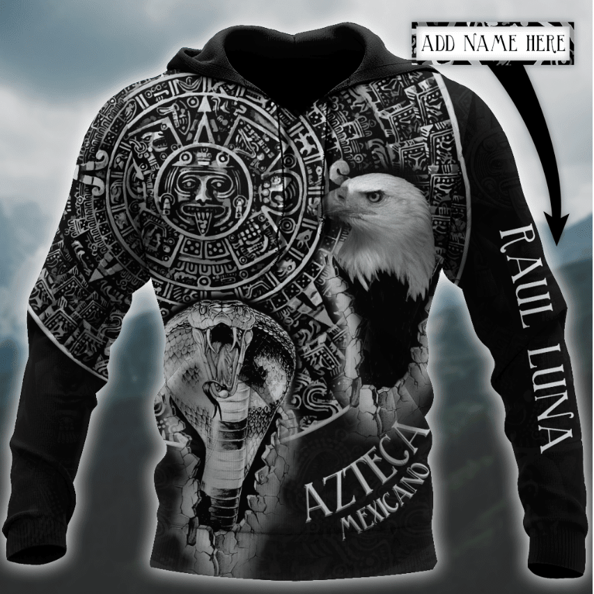 Aztec Mexican Customize 3D All Over Printed Hoodie - Amaze Style™