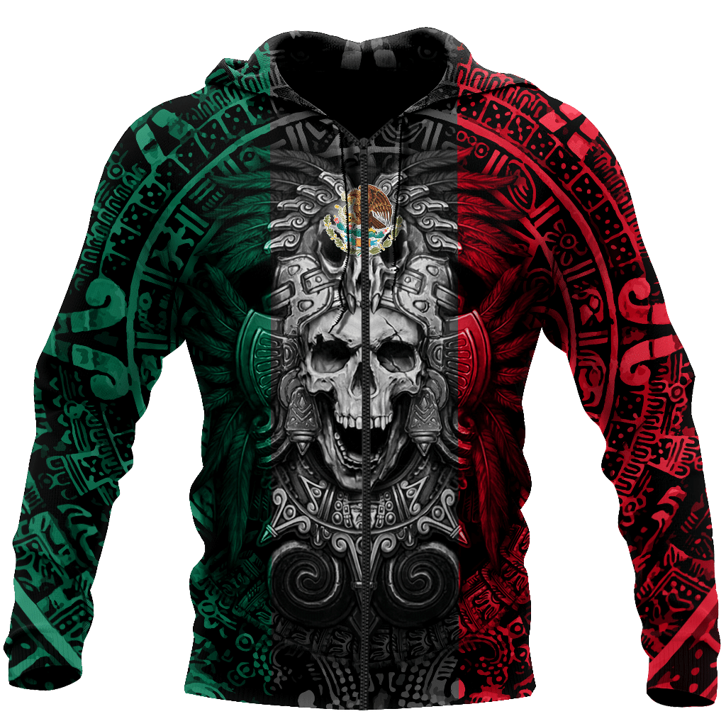 Mexican Aztec Warrior 3D All Over Printed Shirts For Men and Women QB07012004 - Amaze Style™-Apparel