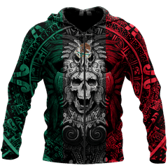 Mexican Aztec Warrior 3D All Over Printed Shirts For Men and Women QB07012004 - Amaze Style™-Apparel