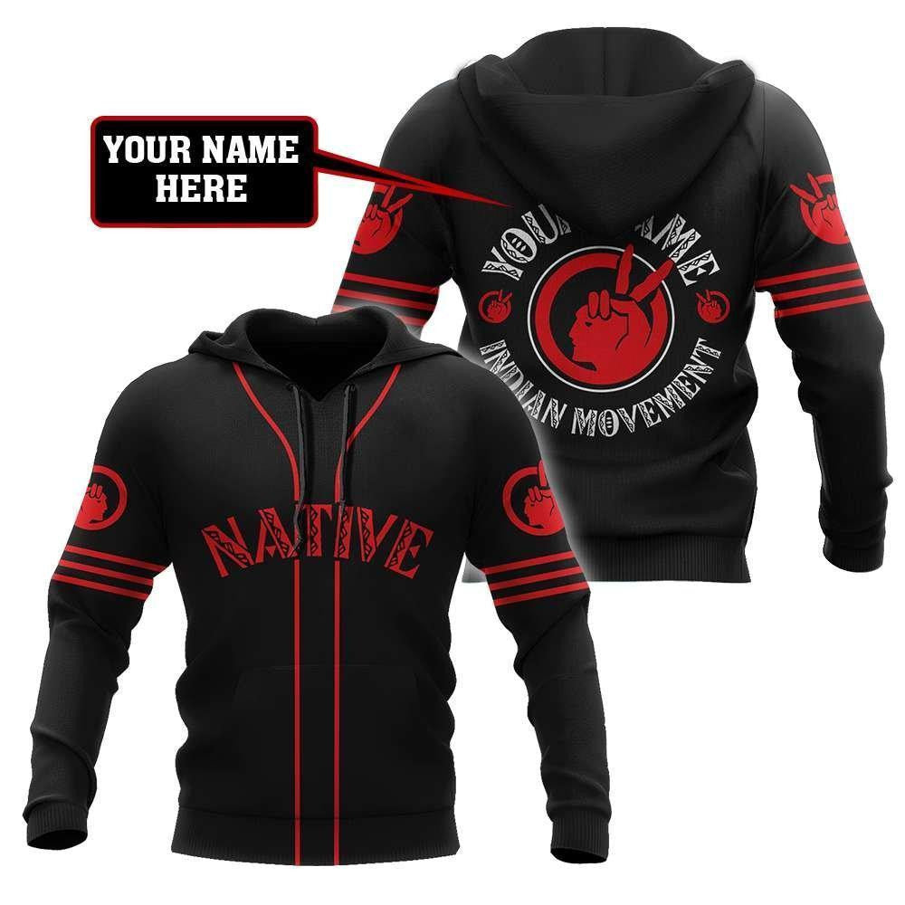 Custom Name Native Indian Movement 3D All Over Printed Unisex Shirts - Amaze Style™