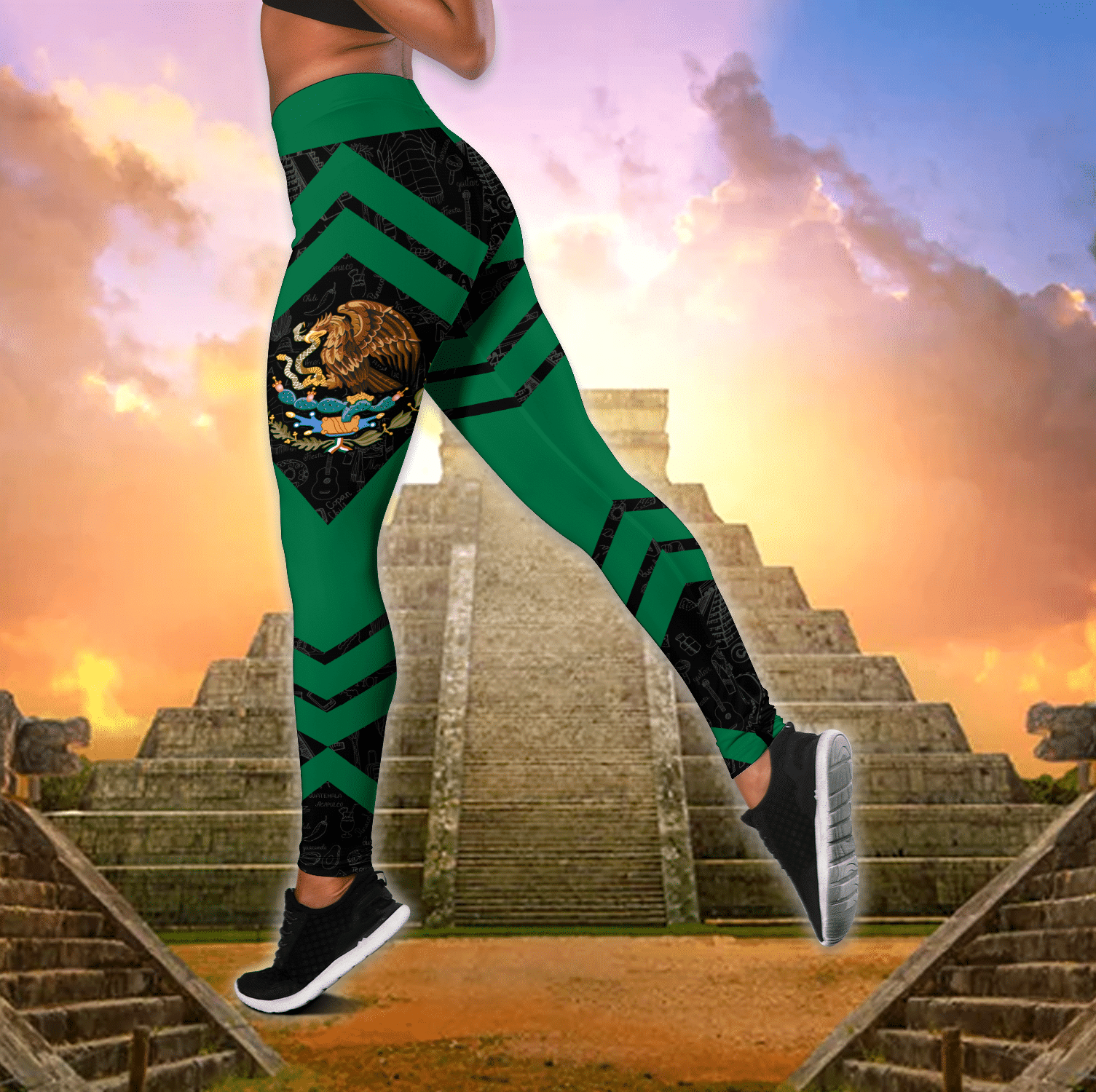 Personalized Aztec Mexico Combo Legging + Tank Top - Amaze Style™