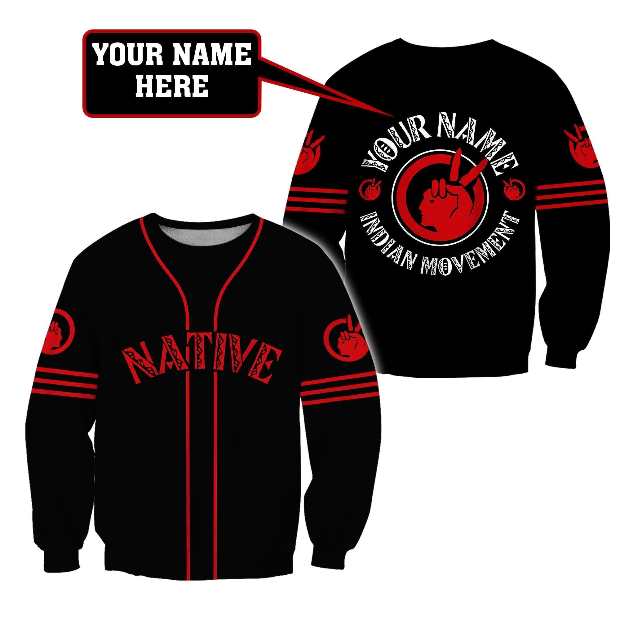 Custom Name Native Indian Movement 3D All Over Printed Unisex Shirts - Amaze Style™