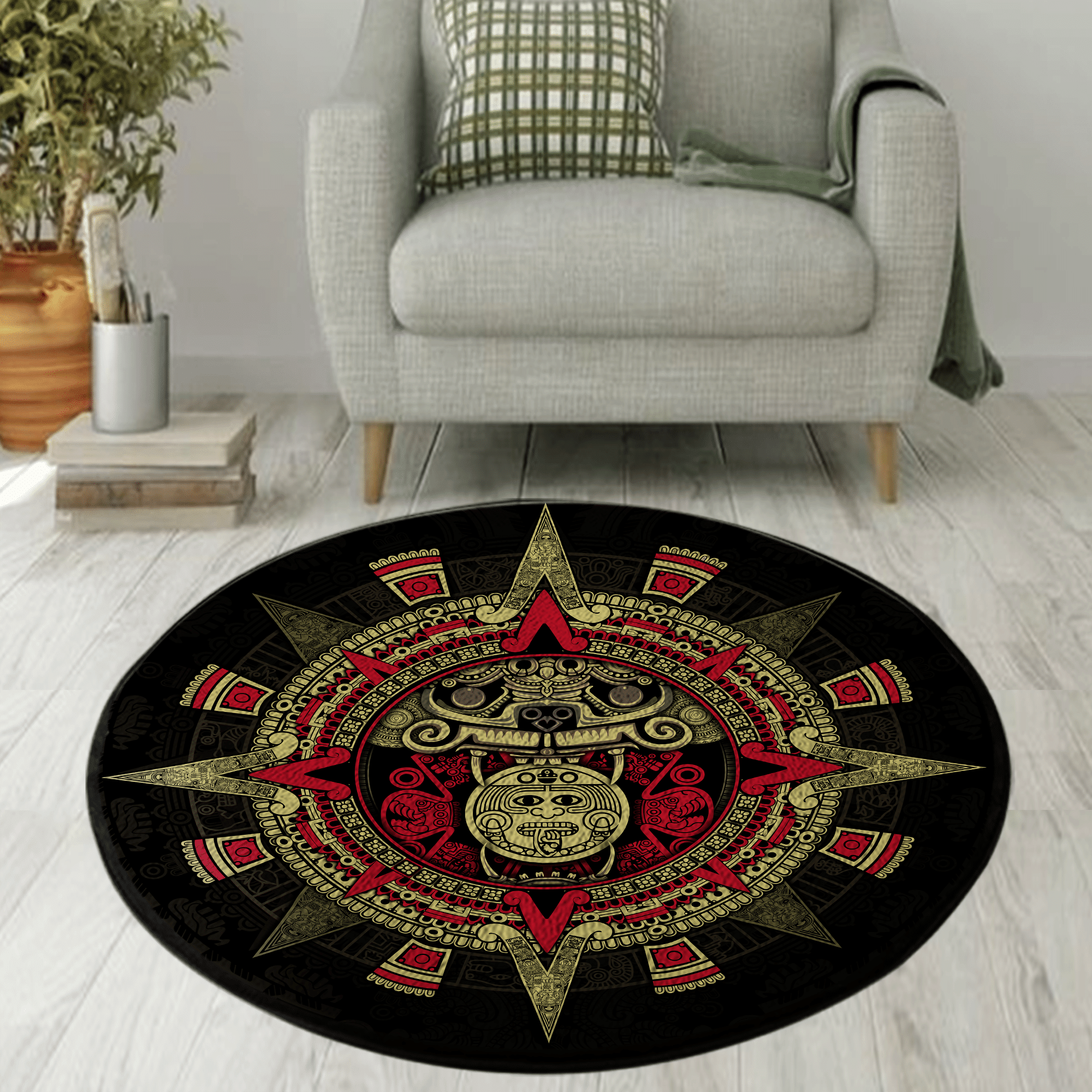 Aztec Circle Rug DQB13052103 - Amaze Style™