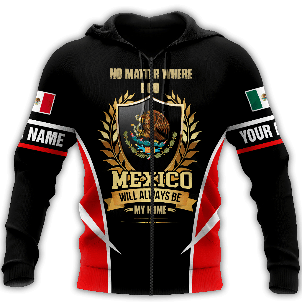 Personalized Name Aztec Mexico 3D All Over Printed Hoodie - Amaze Style™