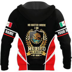 Personalized Name Aztec Mexico 3D All Over Printed Hoodie - Amaze Style™