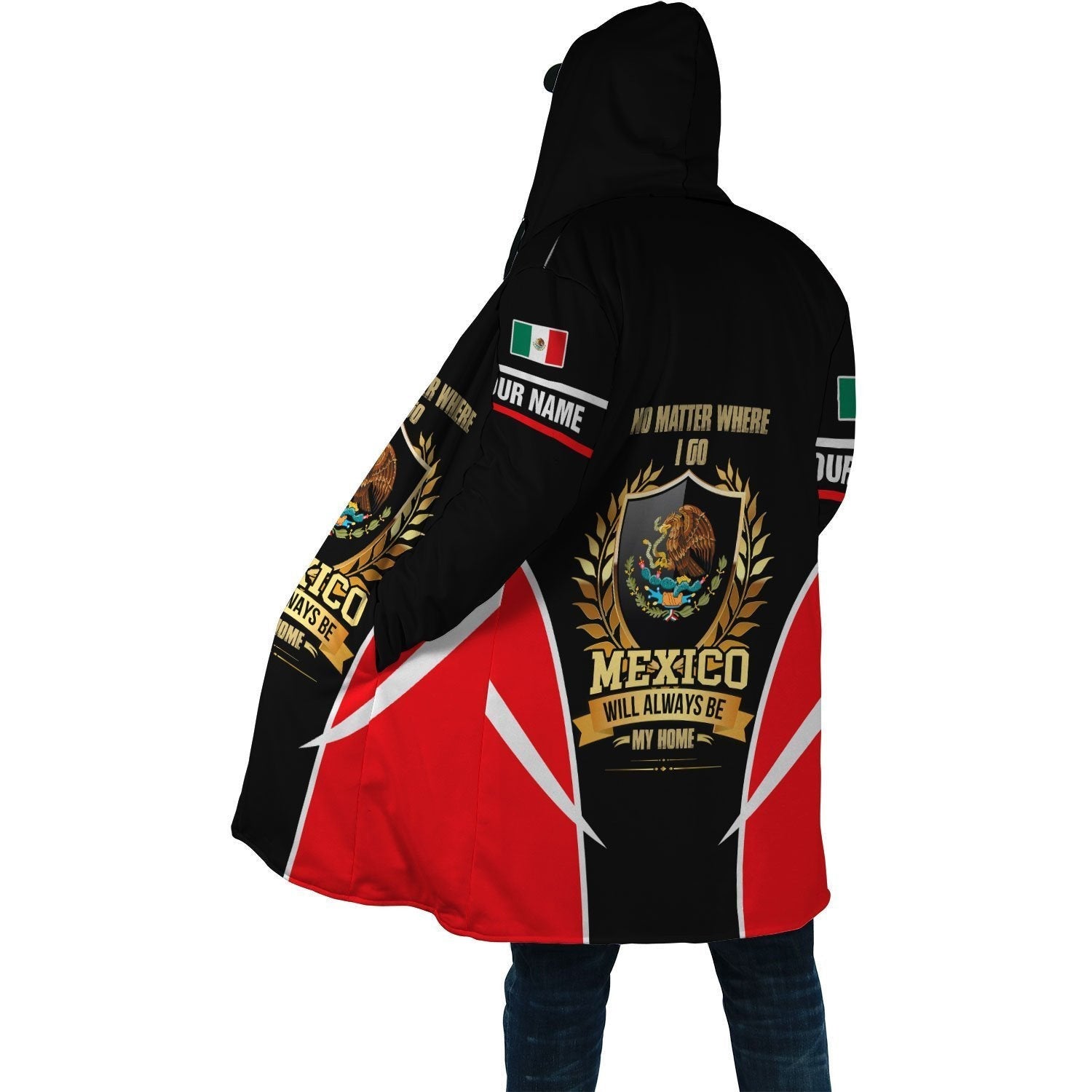 Personalized Name Aztec Mexico 3D All Over Printed Hoodie - Amaze Style™