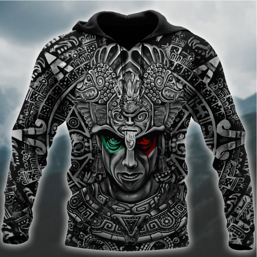 Aztec Warrior 3D All Over Printed Unisex Hoodie - Amaze Style™