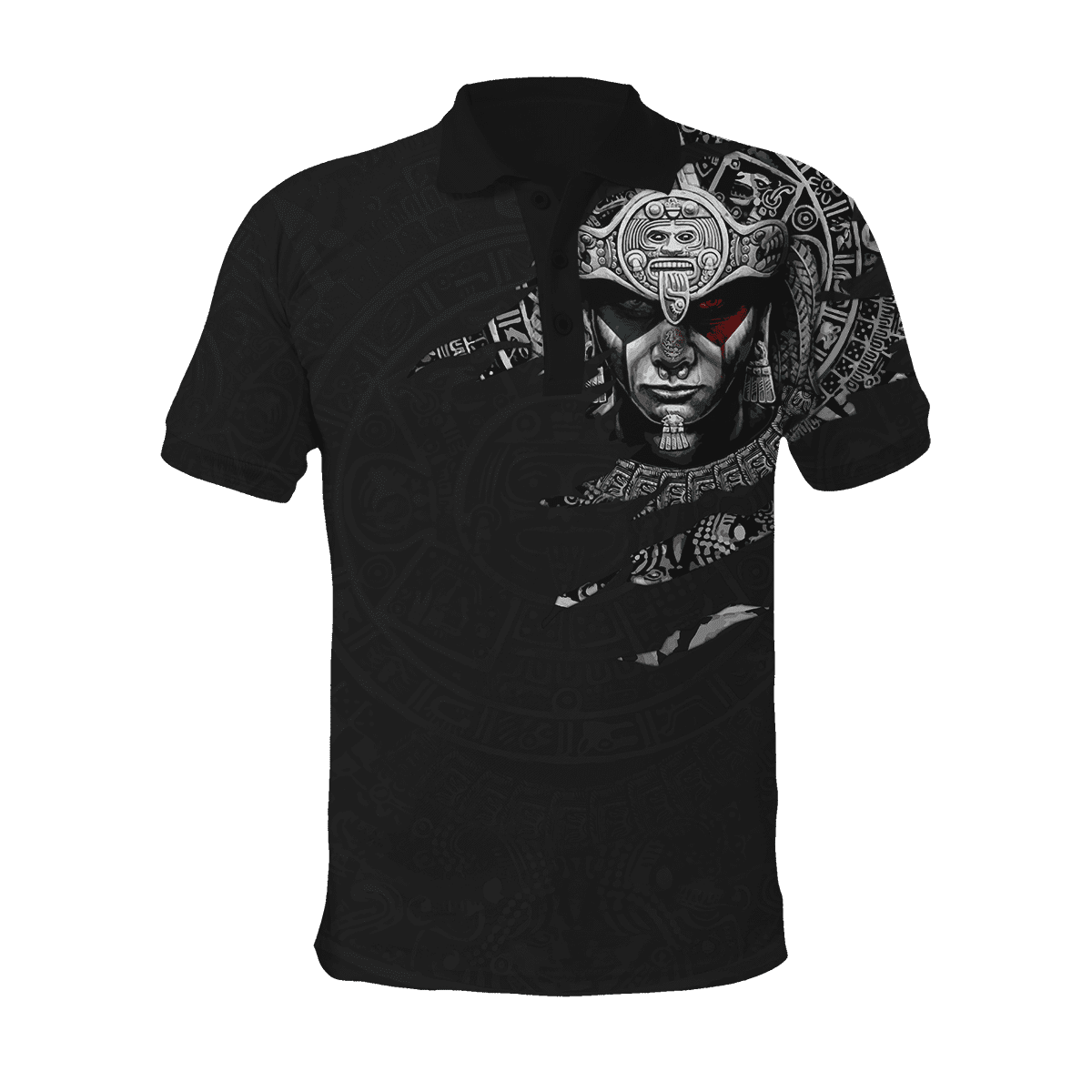 Aztec Warrior 3D All Over Printed Shirts - Amaze Style™