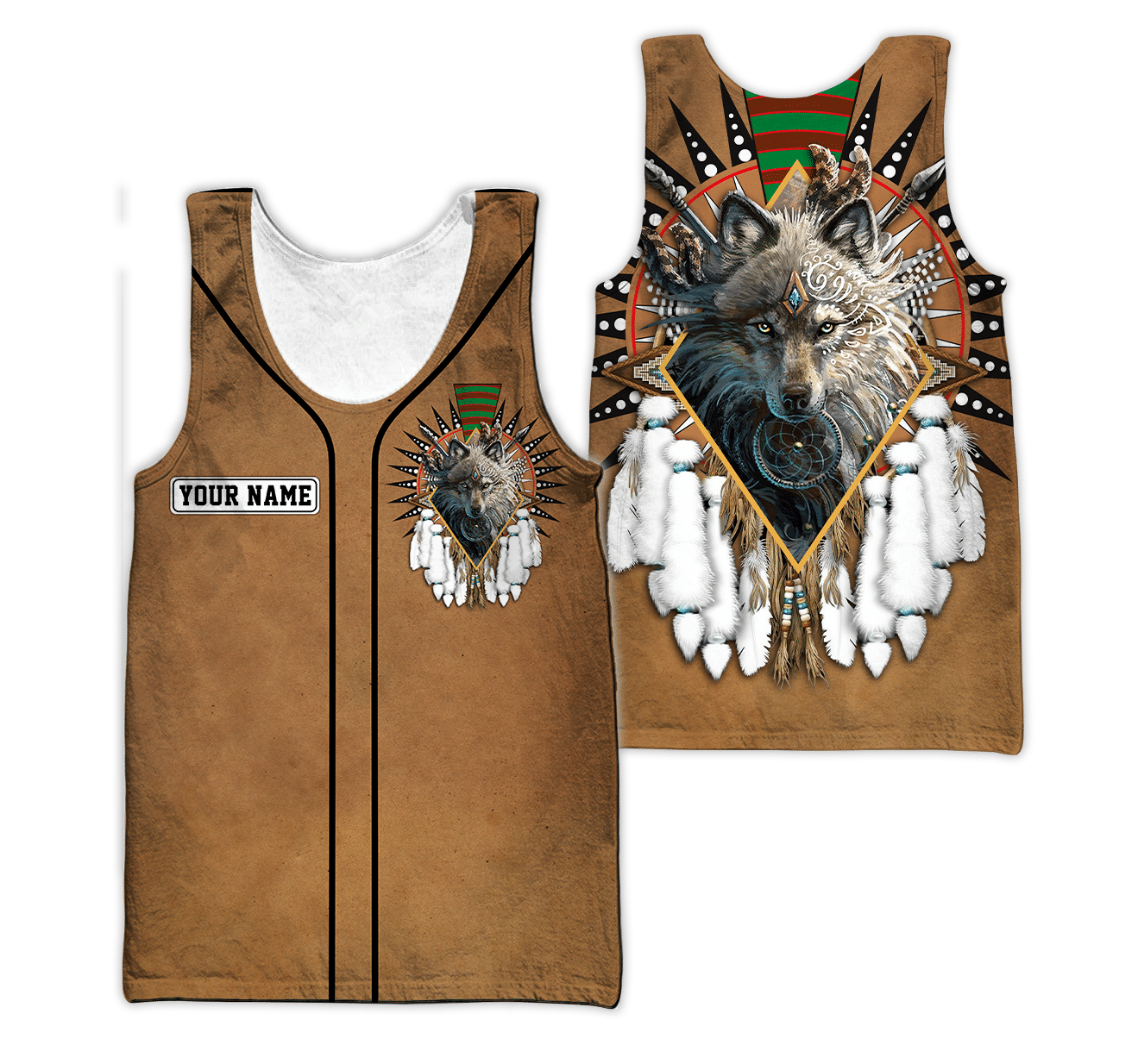 Custom Name Native American3D All Over Printed Unisex Shirts - Amaze Style™