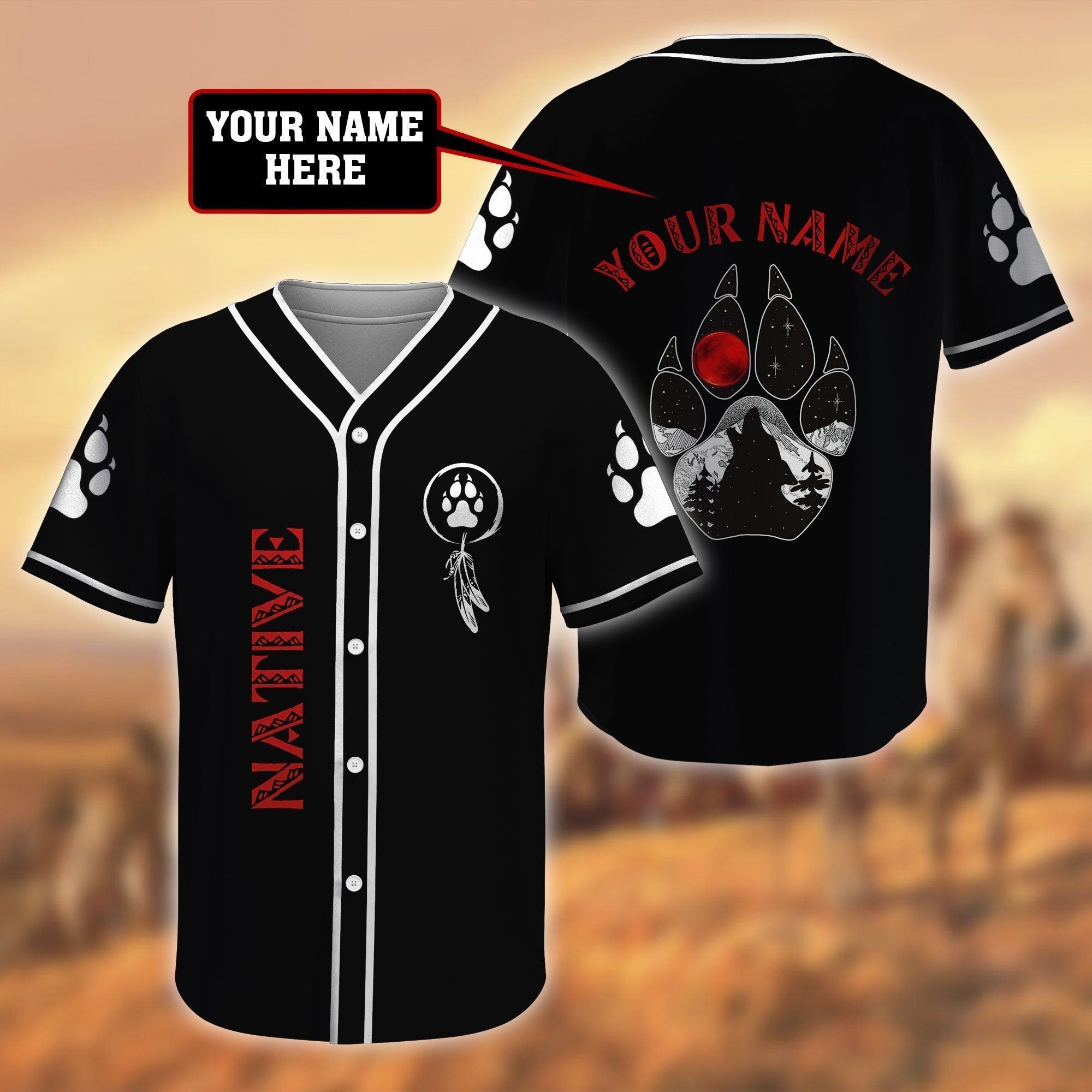 Custom Name Native  3D All Over Printed Unisex Shirts - Amaze Style™