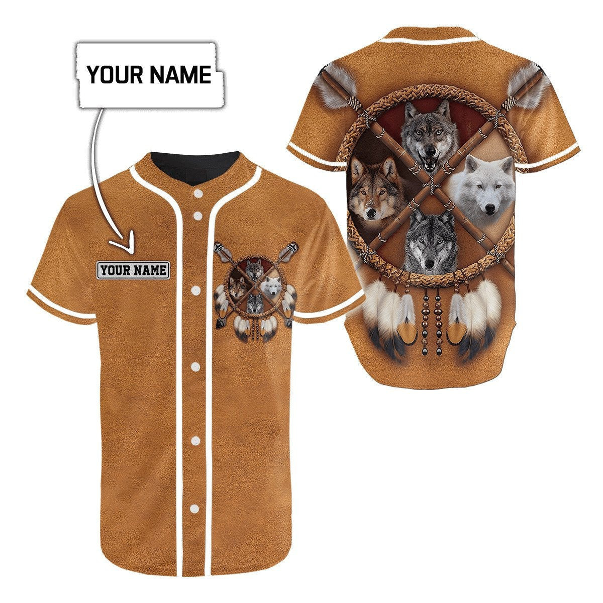 Native American 3D All Over Printed Baseball Shirt - Amaze Style™