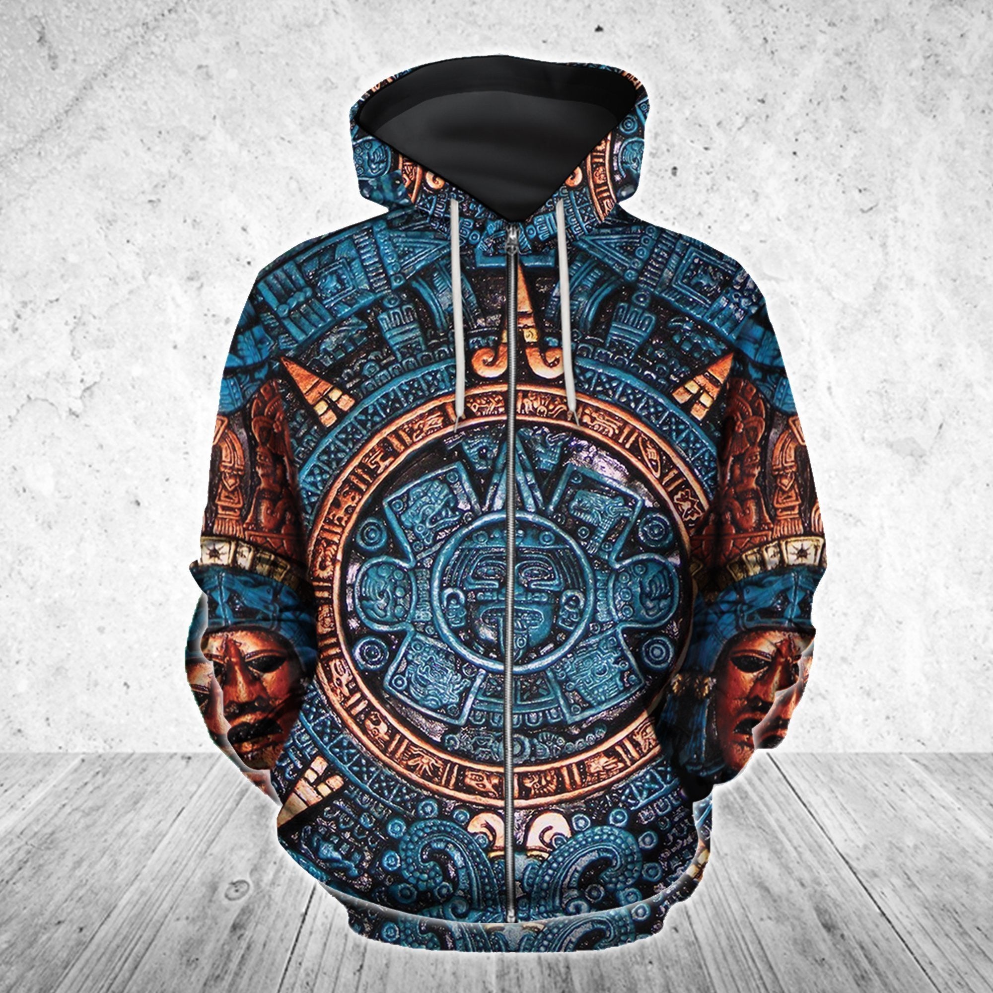 3D All Over Aztec Mexican Art Hoodie - Amaze Style™