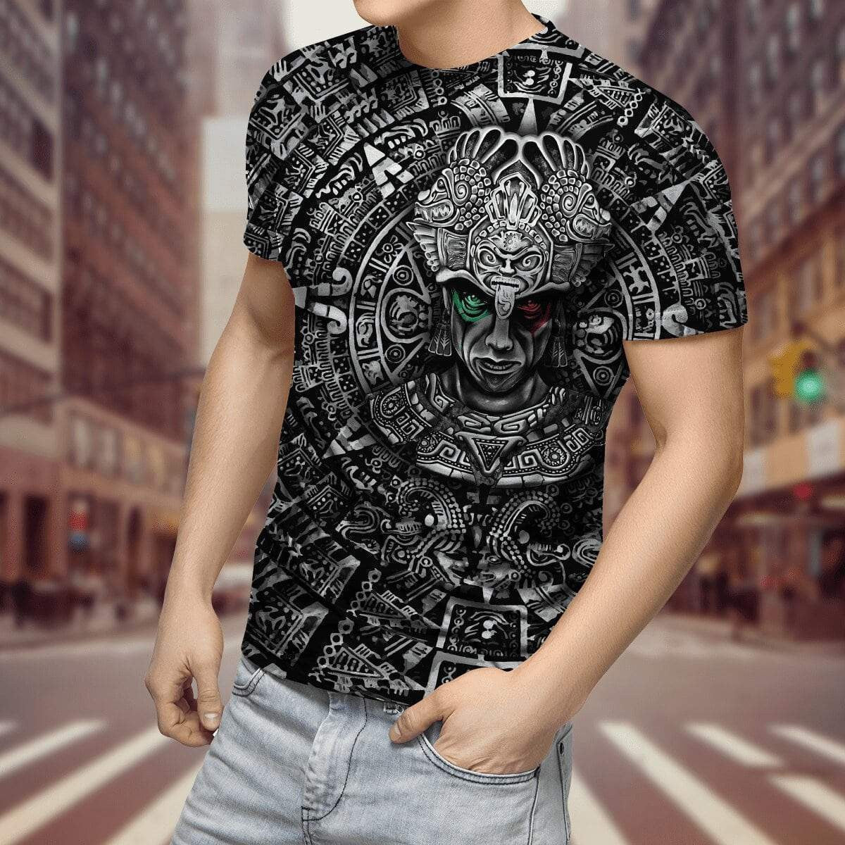 Premium Aztec Mexican Hoodie 3D All Over Printed Unisex Shirts No1 - Amaze Style™