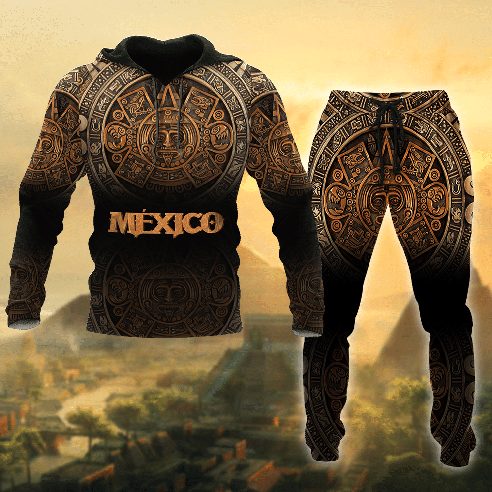 Aztec Mexico Hoodie Personalized 3D All Over Printed Shirts VP06032101 - Amaze Style™