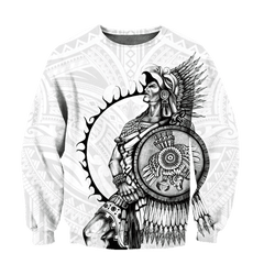 Mexican Aztec Warrior 3D All Over Printed Shirts DQB07162001 - Amaze Style™-Apparel