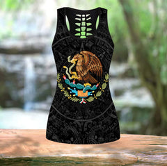 Aztec Mexico Combo Tank Top + Legging QB06292002 - Amaze Style™-Apparel