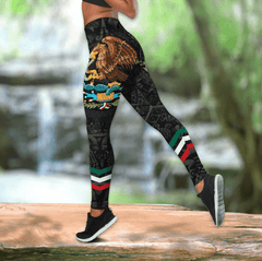 Aztec Mexico Combo Tank Top + Legging QB06292002 - Amaze Style™-Apparel