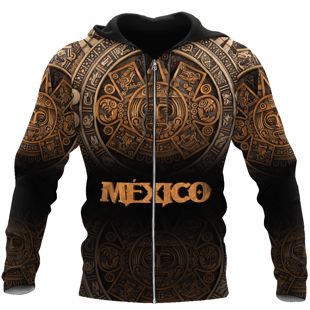 Aztec Mexico Hoodie Personalized 3D All Over Printed Shirts VP06032101 - Amaze Style™