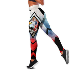 American 3D All Over Printed Legging + Hollow Tank - Amaze Style™