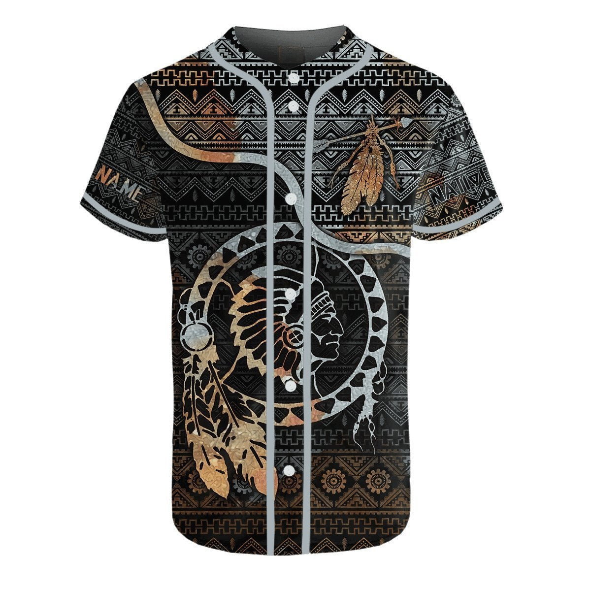 Cusomized Name Native American 3D All Over Printed Unisex Shirts - Amaze Style™