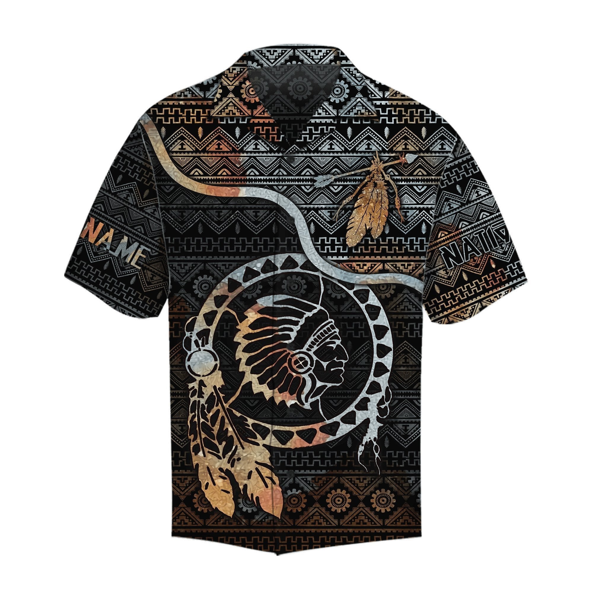 Cusomized Name Native American 3D All Over Printed Unisex Shirts - Amaze Style™