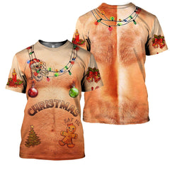 3D All Over Printed Hairy Chest and Tattoos Ugly Christmas Sweater Shirts and Shorts - Amaze Style�?�