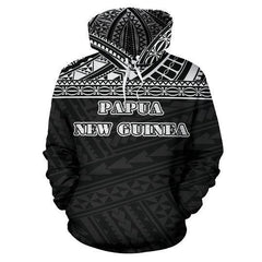 Papua New Guinea All Over Hoodie - Black Version NVD1116 - Amaze Style�?�