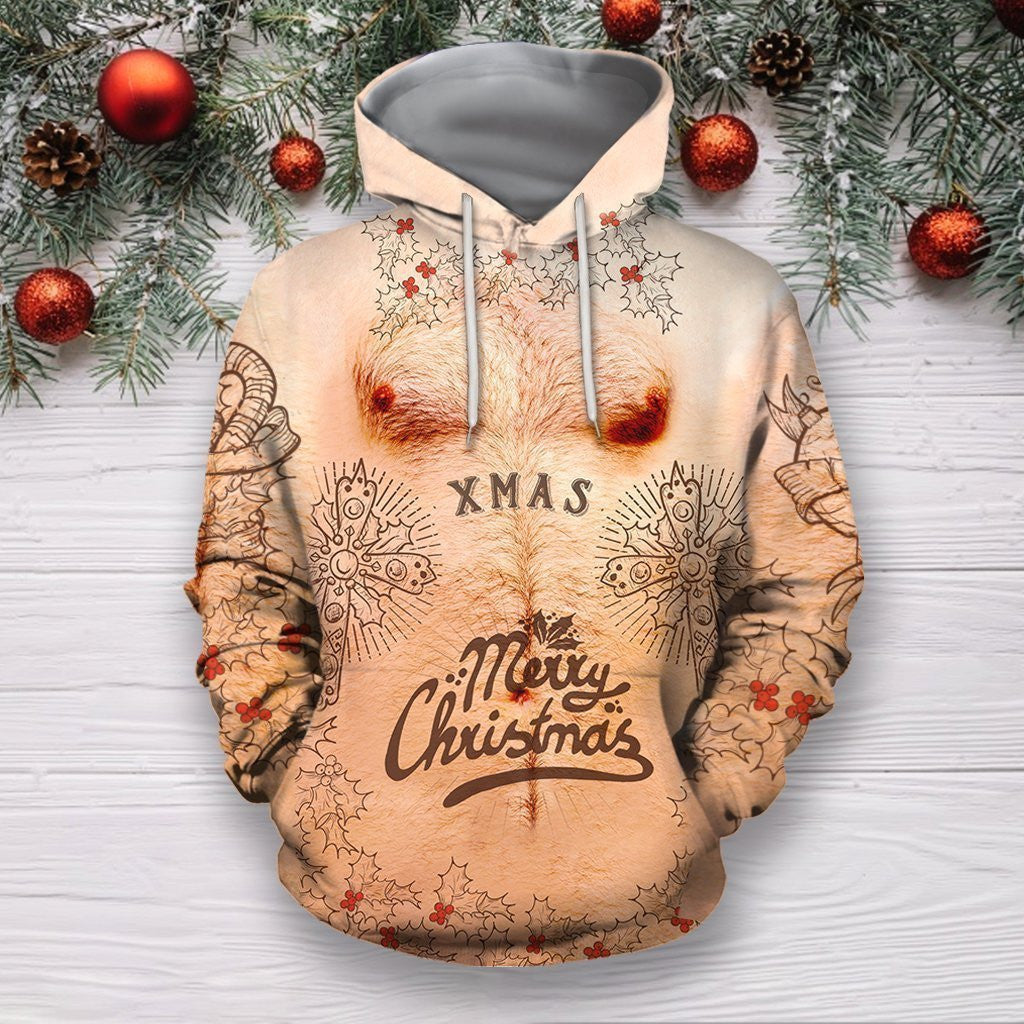 3D AOP Funny Tattoo Xmas Life Ugly Christmas Clothes - Amaze Style�?�