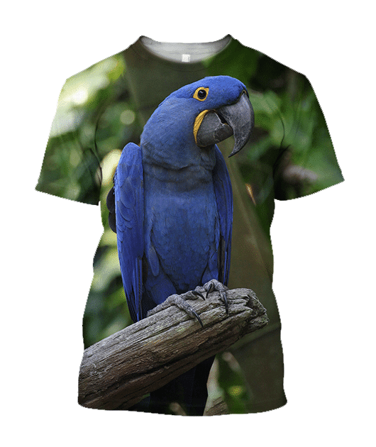 3D All Over Print Blue Macaw Parrot Hoodie - Amaze Style�?�