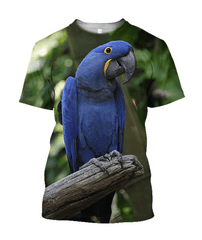 3D All Over Print Blue Macaw Parrot Hoodie - Amaze Style�?�