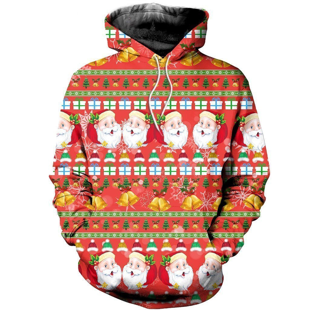 3D All Over Printed Santa Ugly Christmas Shirts and Shorts - Amaze Style�?�