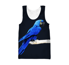 3D All Over Print Blue Parot Hoodie - Amaze Style�?�