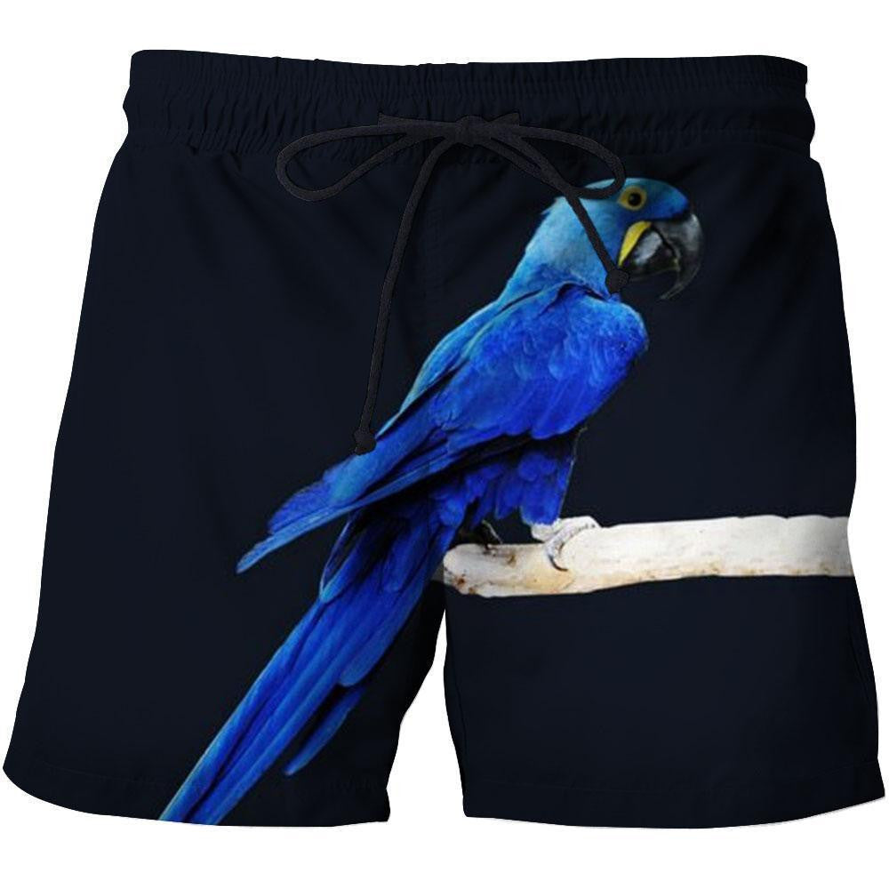 3D All Over Print Blue Parot Hoodie - Amaze Style�?�