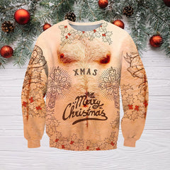 3D AOP Funny Tattoo Xmas Life Ugly Christmas Clothes - Amaze Style�?�