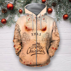 3D AOP Funny Tattoo Xmas Life Ugly Christmas Clothes - Amaze Style�?�