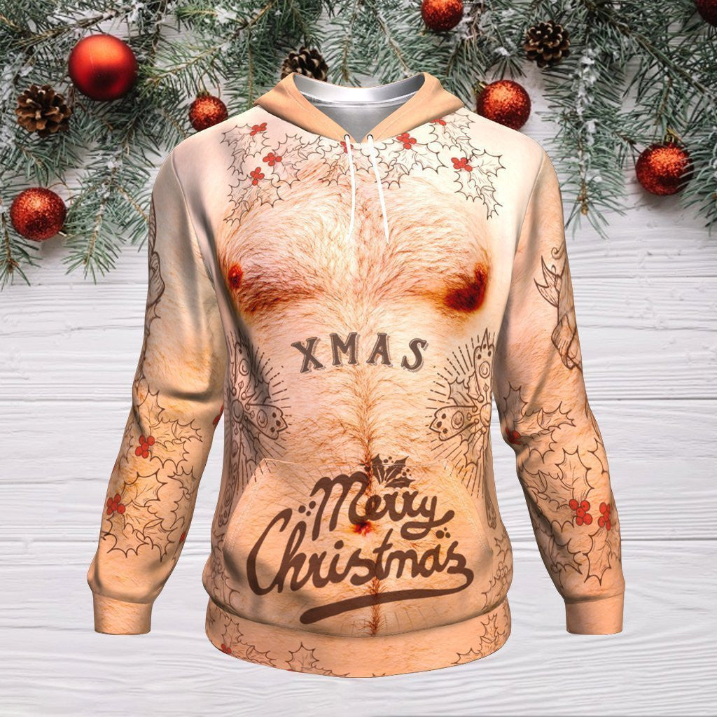 3D AOP Funny Tattoo Xmas Life Ugly Christmas Clothes - Amaze Style�?�