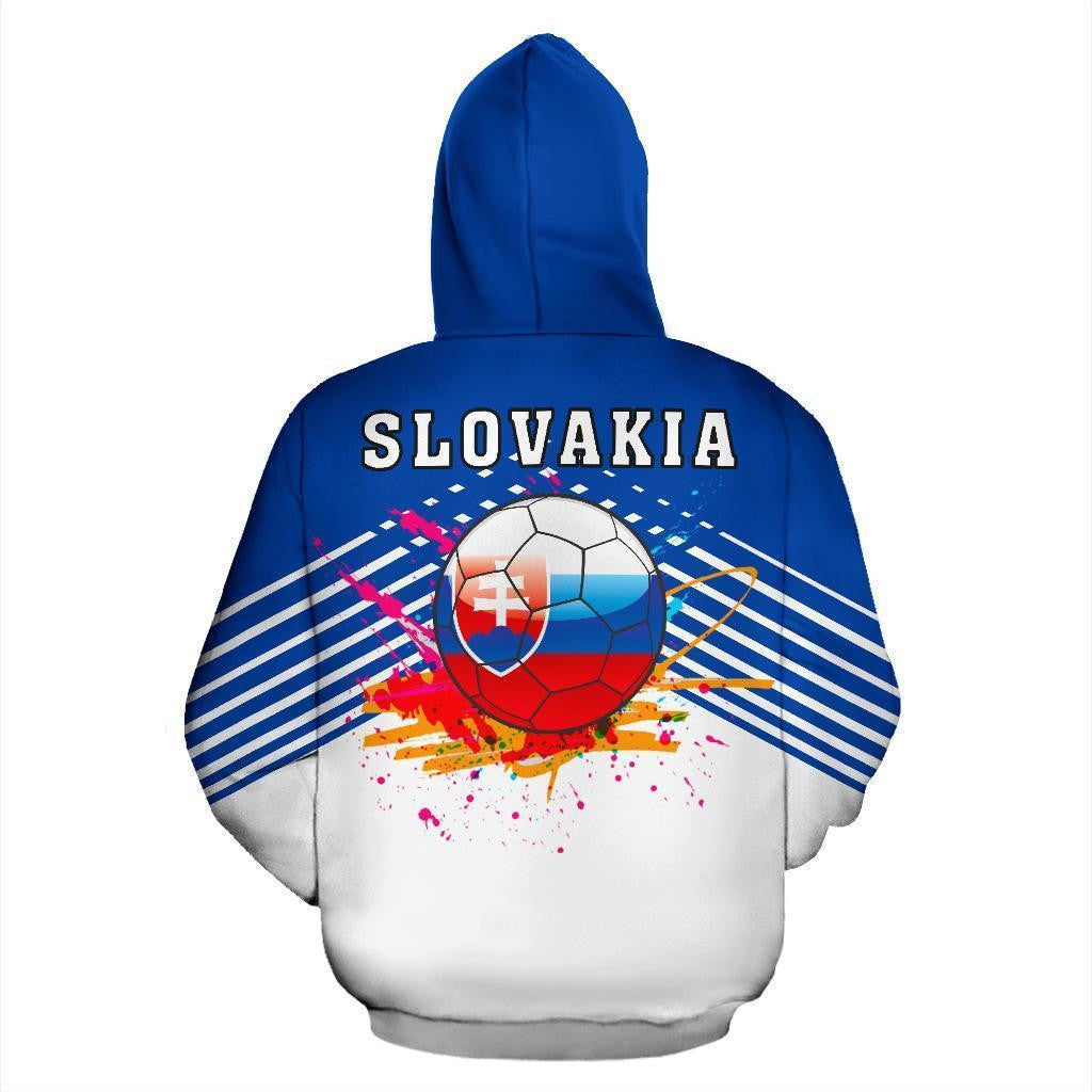 Slovakia Sport Flag Hoodie - Stripes Style 02 - J4 - Amaze Style�?�