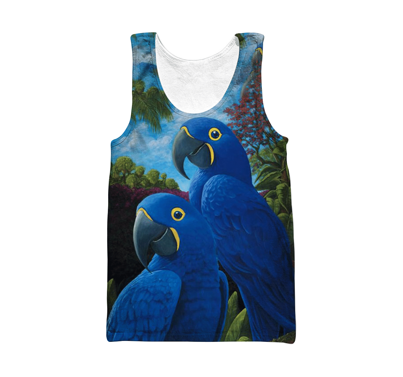 3D All Over Print Blue Parrot Love Hoodie - Amaze Style�?�